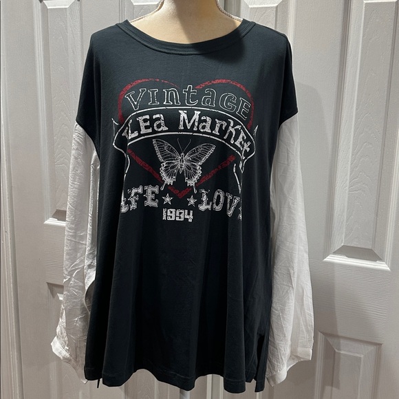 Anthropologie Pilcro Twofer Band Top Size 2X - Picture 5 of 15